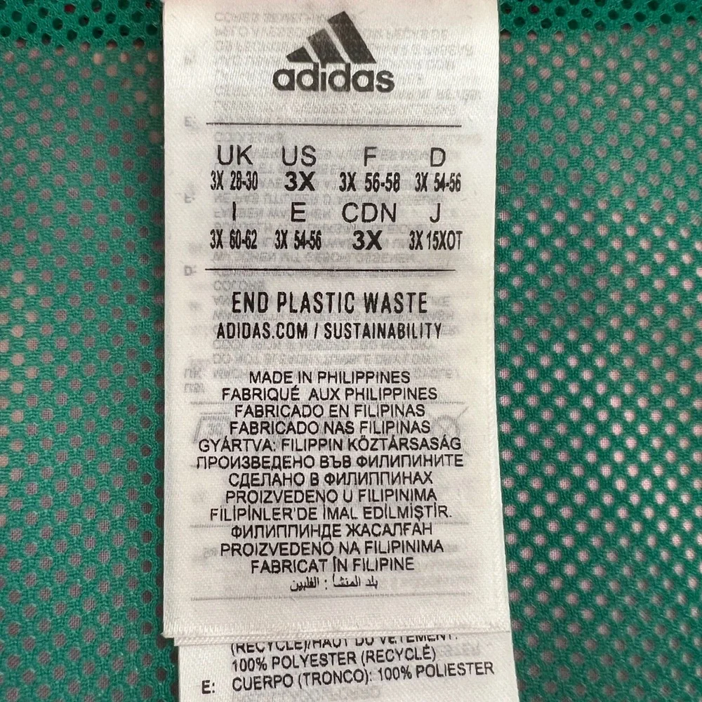 Adidas Farm Rio Multicolored Track Jacket- Size 3X - Picture 6 of 8